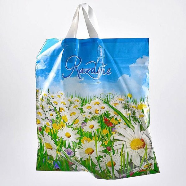 Целлофановый пакет с ручками