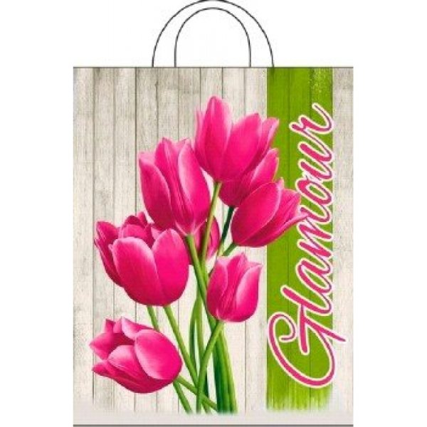 Интерпак пакет с петлевой ручкой 28*35 Гармония