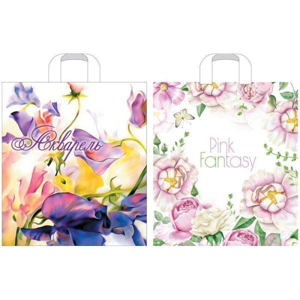 Пакет ПЭ С петлевой ручкой 38х45+6(45) ПНД (Китя)