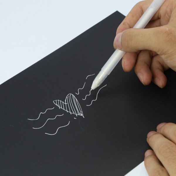 Белая ручка для рисования