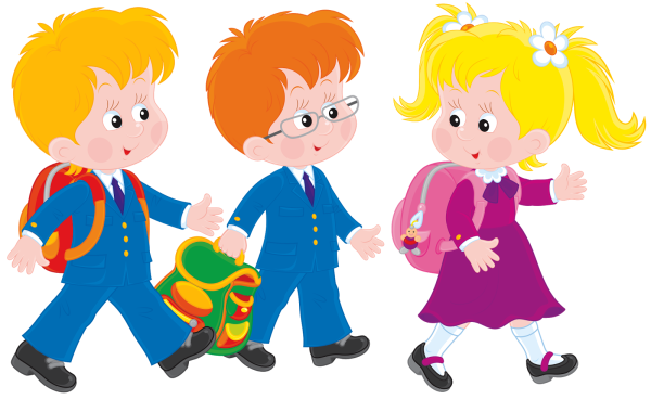 Ученик и ученица вектор