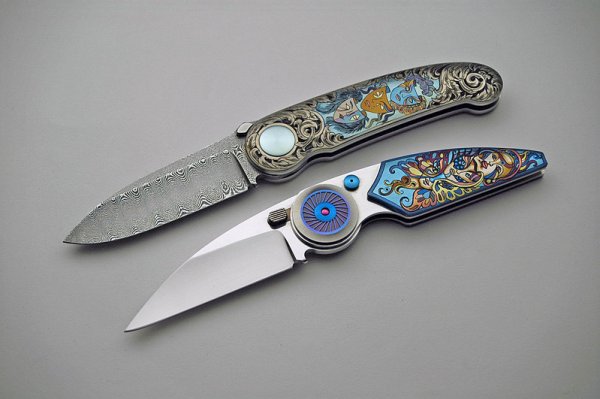 Красивый складной нож
