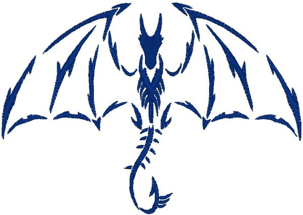 Дракон тату легкое