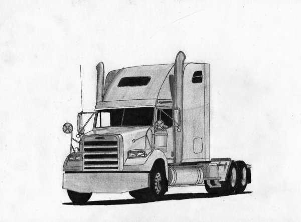 Тягач карандашом