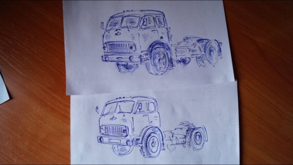 Раскраска фура