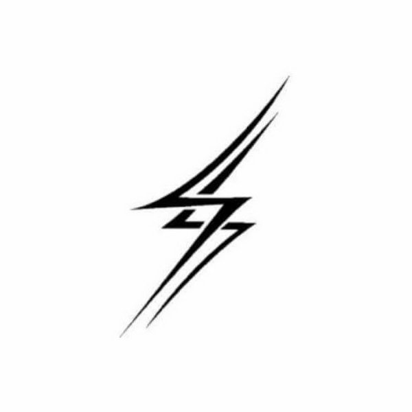 Маленькие тату молния