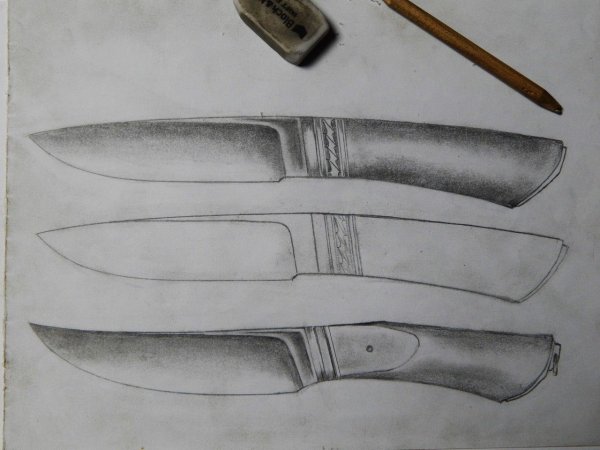 Эскизы ножей