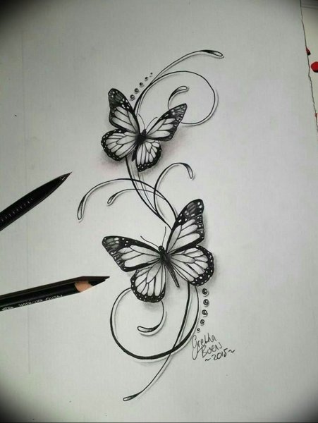 Эскиз тату с баночкамми