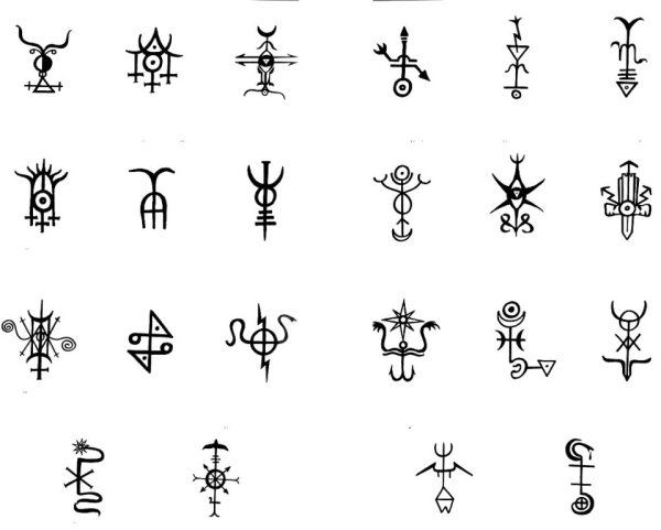 Лёгкие китайские символы