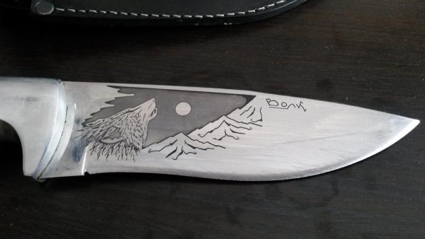 Узор на ручке ножа