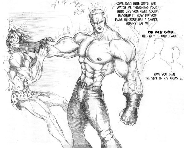 Бодибилдинг рисунки карандашом