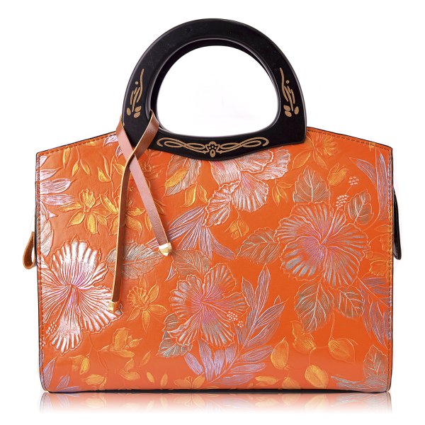 Gillian Elegant с деревянными ручками сумка