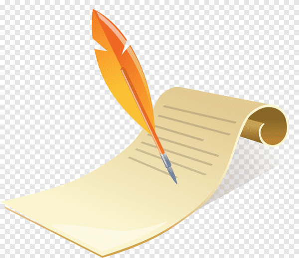 Перо и лист