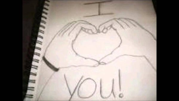 Рисунки карандашом надписи