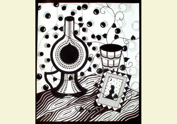 Эскиз декоративной композиции