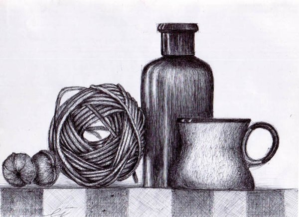 Натюрморт Графика