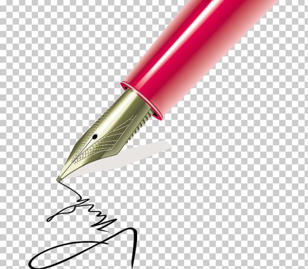 Рука с ручкой