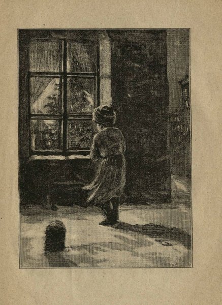 Картина мальчик у Христа на елке