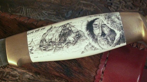 Якутский нож скримшоу