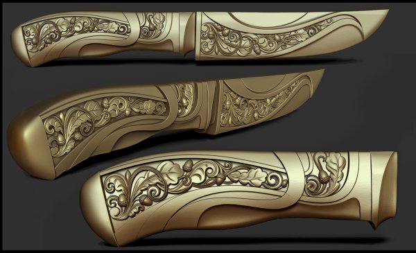 3д рукоятка для ножа для арткам