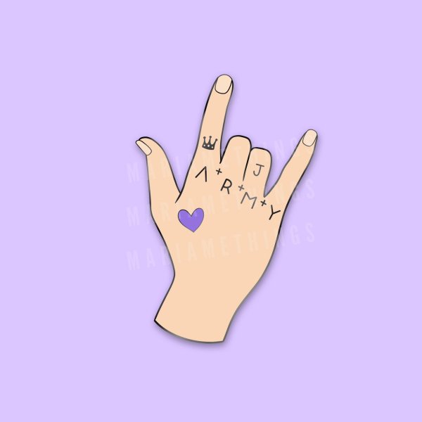 Татуировка Чонгука рисунок