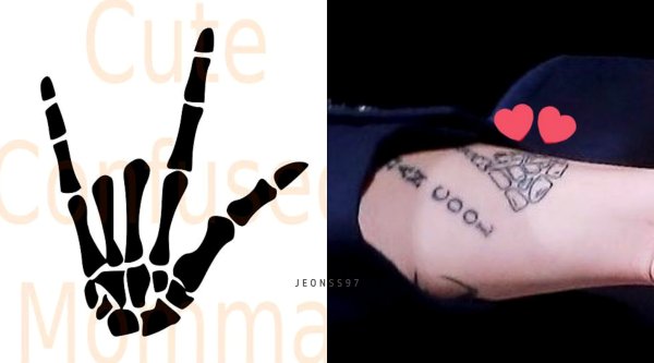 Тату для АРМИ Чонгук