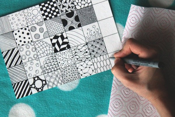 Техники рисования линером