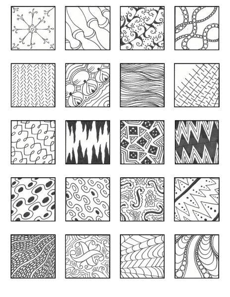 Графические узоры простые