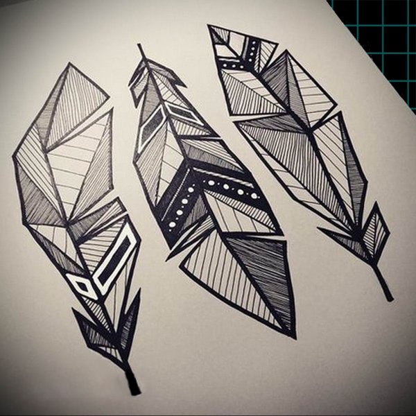 Геометрический стиль рисования