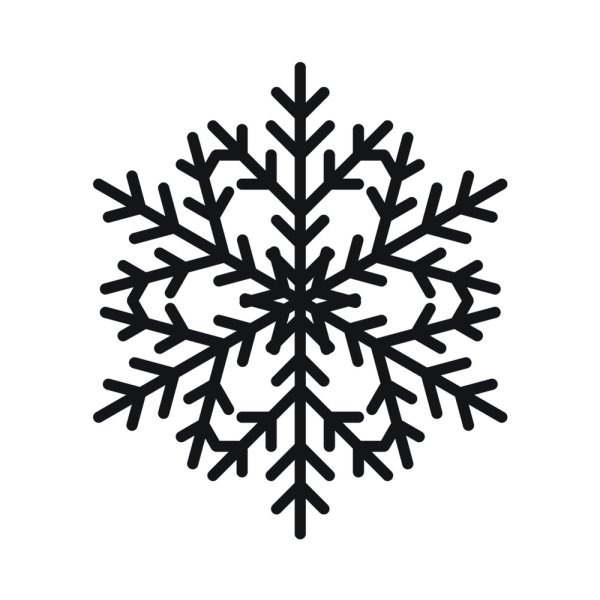 Трафареты снежинок для горячего клея