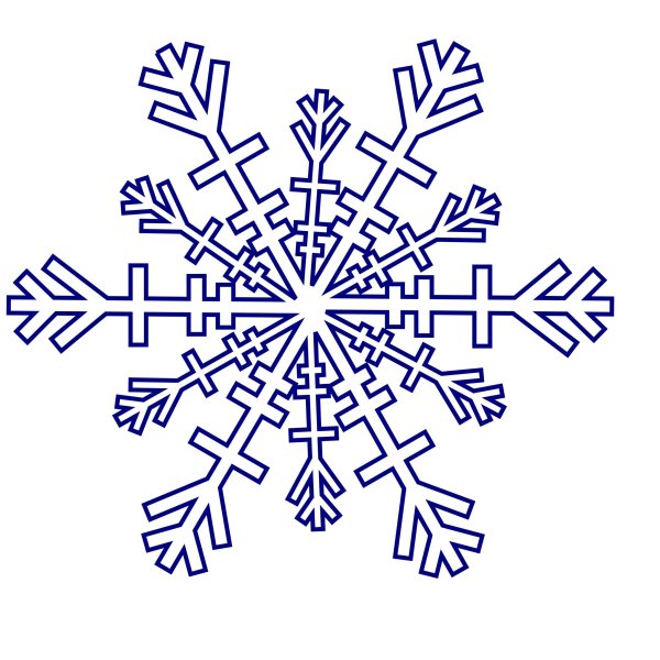 Графическая Снежинка