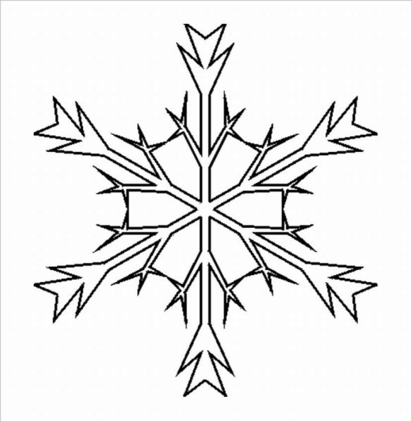 Эскизы на новый год снежинки