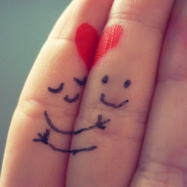 Обнимашки пальцами