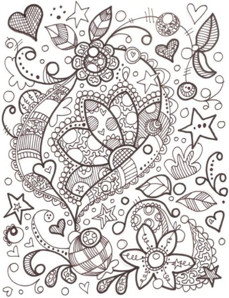 Раскраска для гелевых ручек