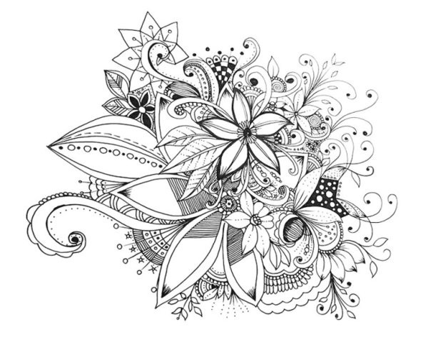 Зентангл для начинающих Сова