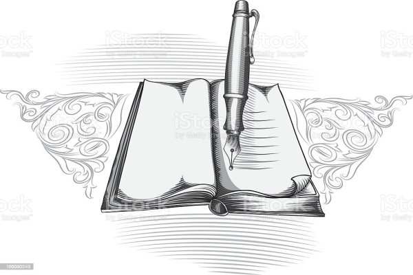 Перо с тетрадкой