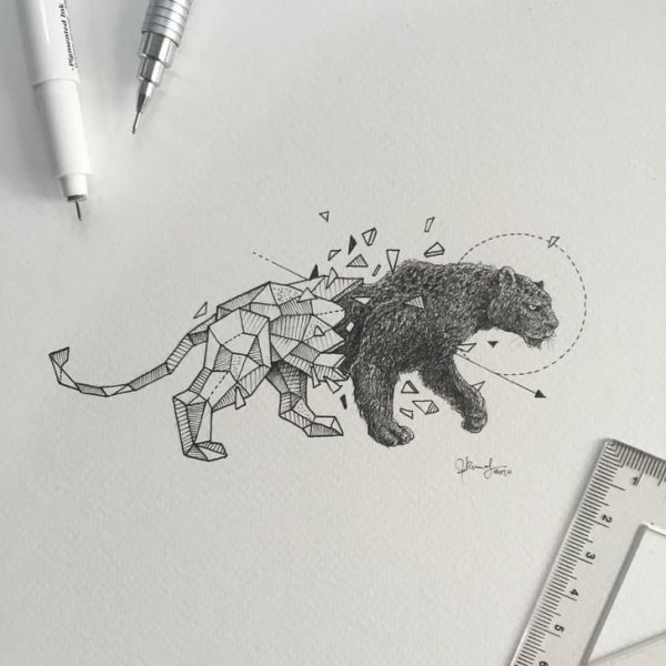 Kerby Rosanes геометрические животные