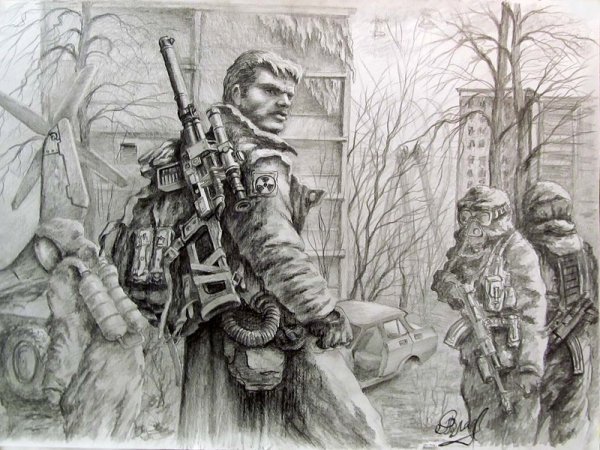 Сталкер эскиз
