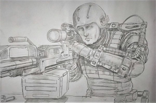 МОНОЛИТОВЕЦ сталкер для срисовки