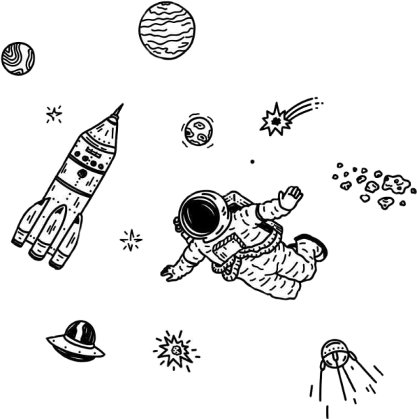 Космос эскиз