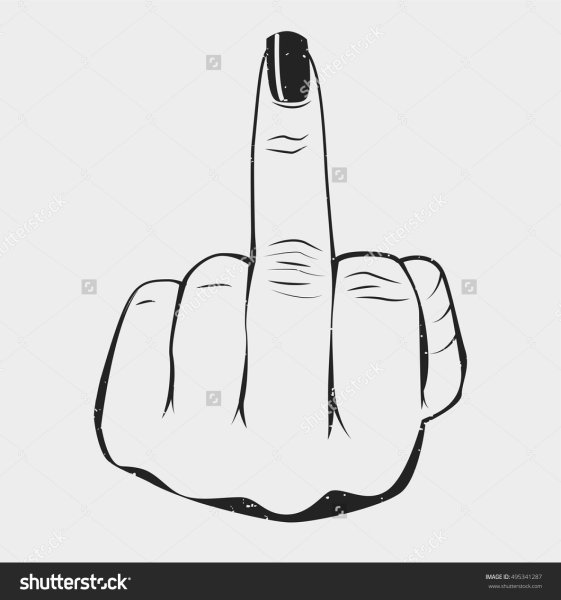 Фак карандашом