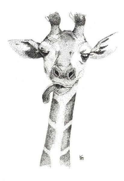 Жираф Графика