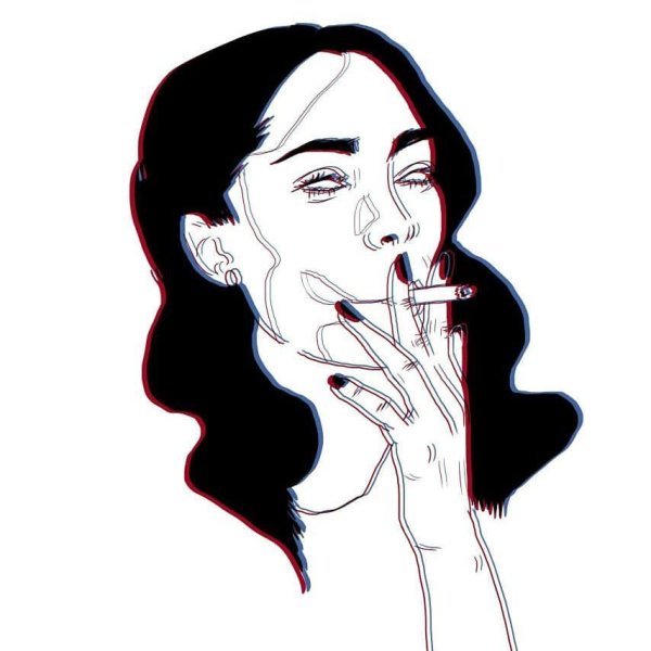 Сигарета рисунок