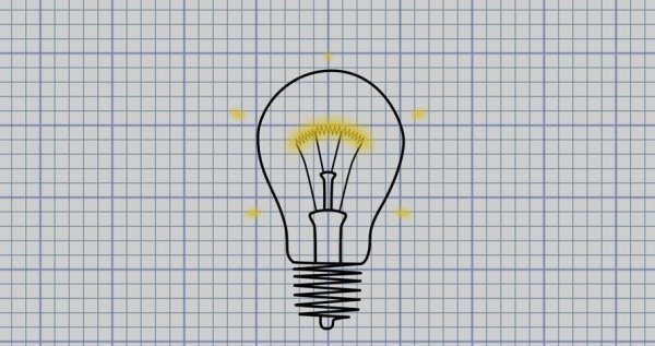 Радиолампа рисунок