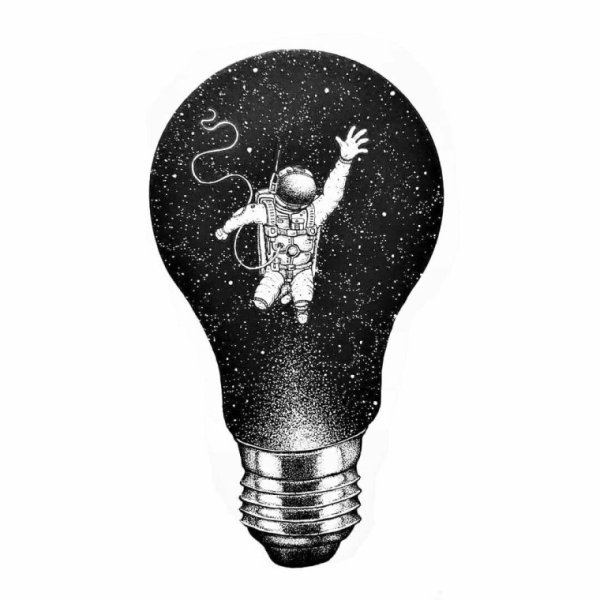 Тату лампочка эскиз