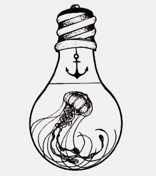 Лампочка эскиз