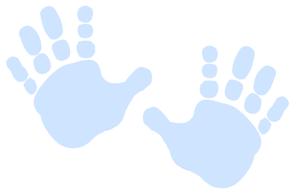 Отпечаток детской ладошки