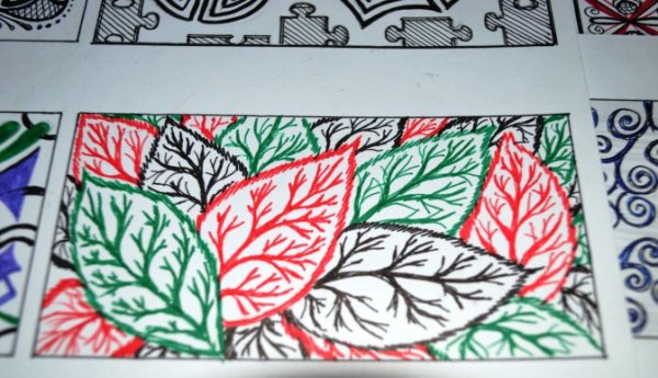 Рисунки в нетрадиционной технике гелевой ручкой