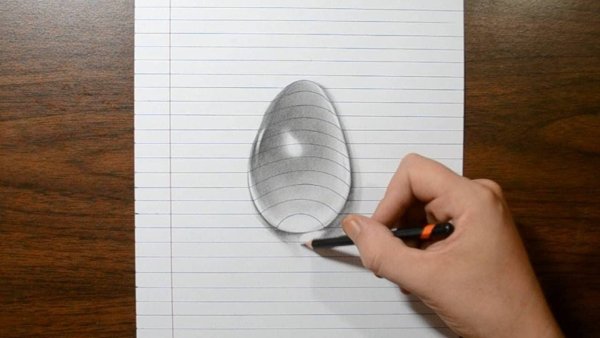 Капли нарисованные карандашом