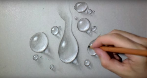 3д стакан карандаш с тенью